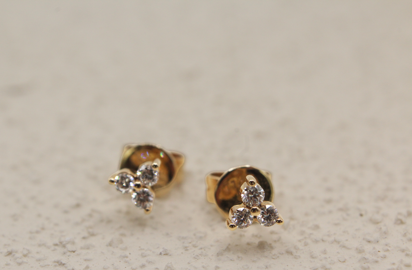 Trio Diamond Stud