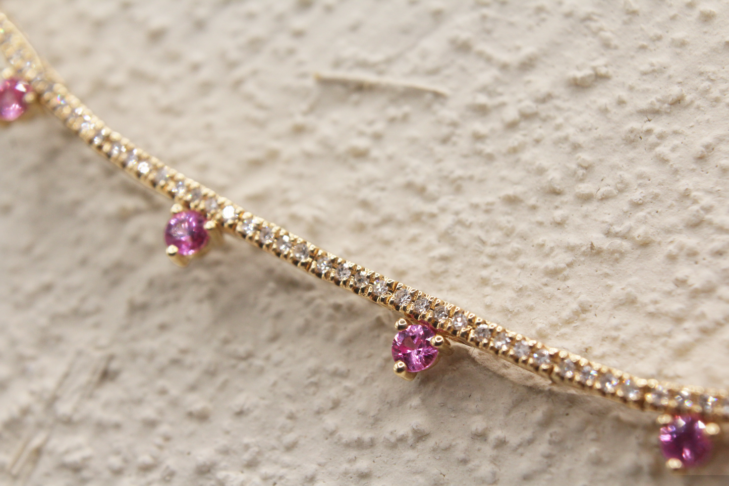 Blush Tennis Necklace