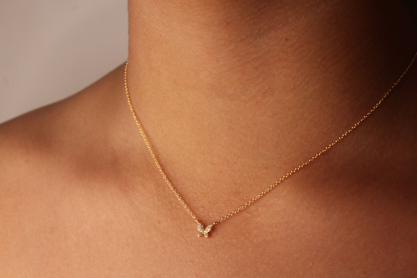 Skipper Butterfly Necklace