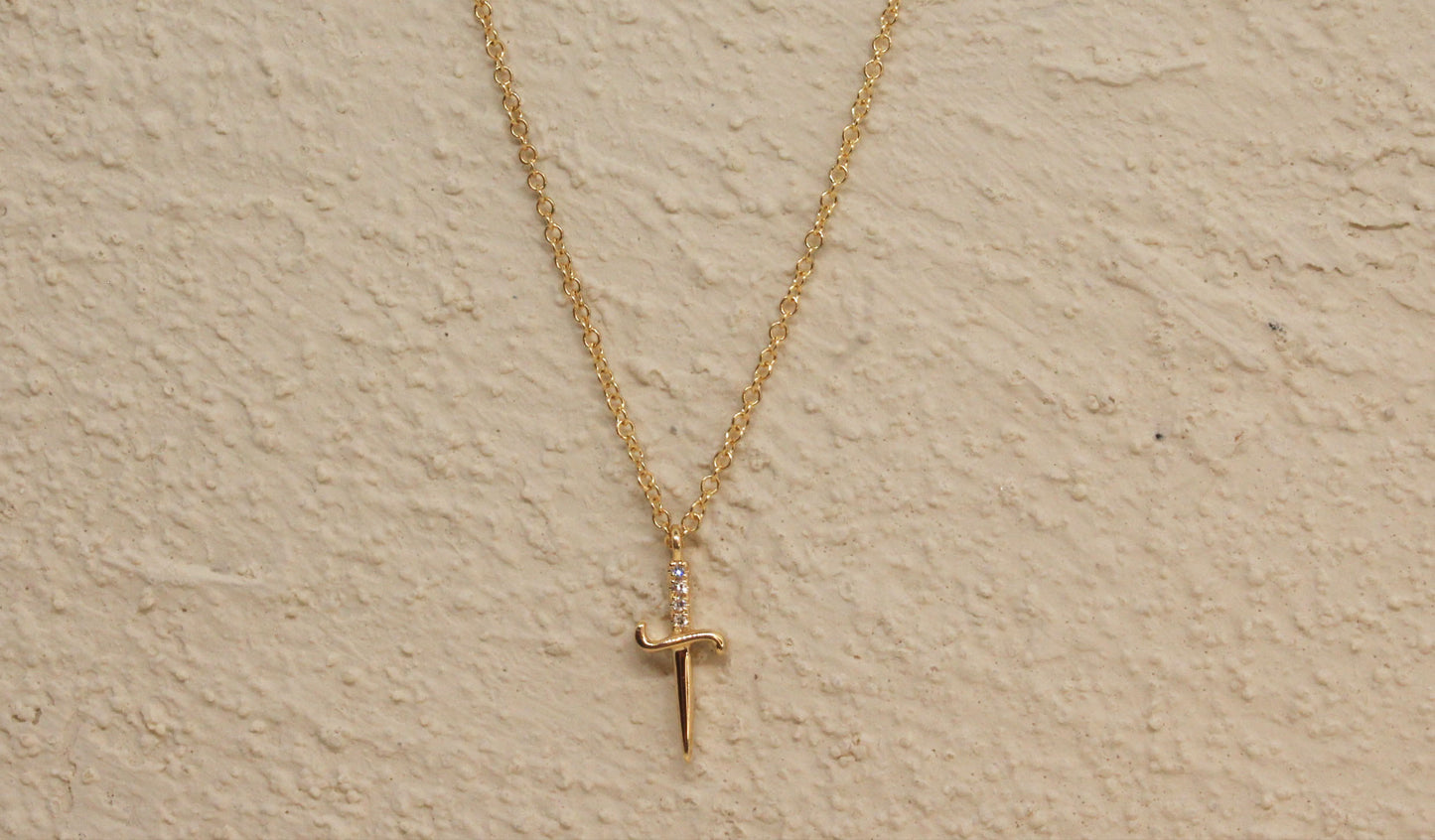 Athena Dagger Necklace